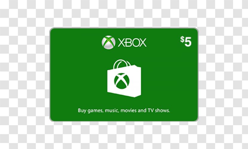 Gift Card Xbox Live 360 One - Green - Rectangle Transparent PNG