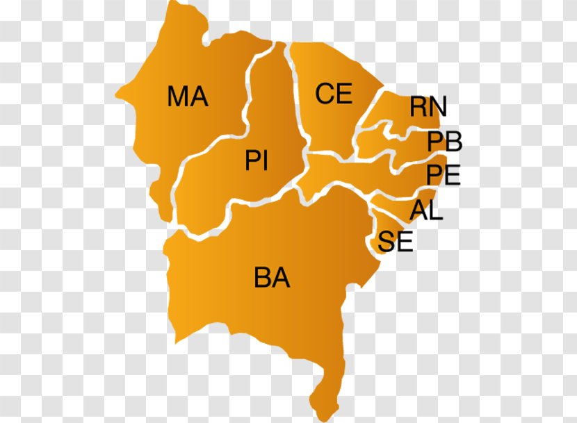 Regions Of Brazil Southeast Region, South Central-West Piauí - Area - Map Transparent PNG