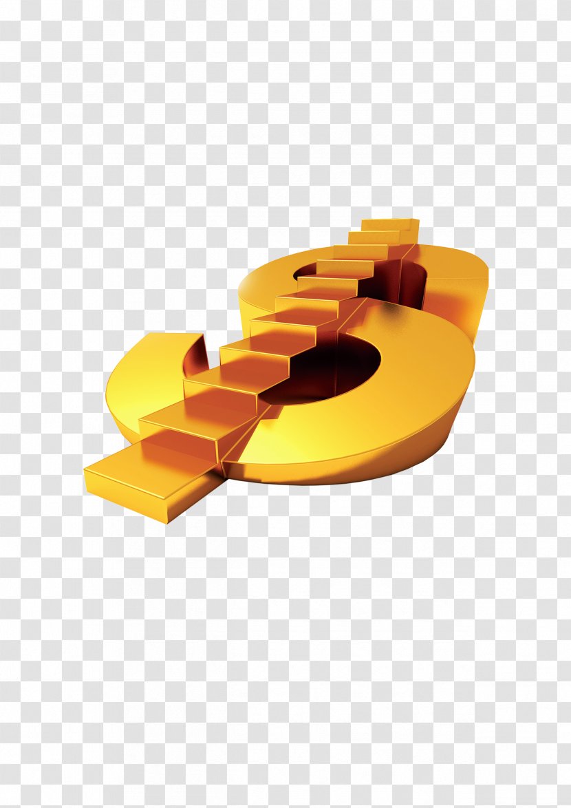 Stairs Download Icon - Coin Transparent PNG
