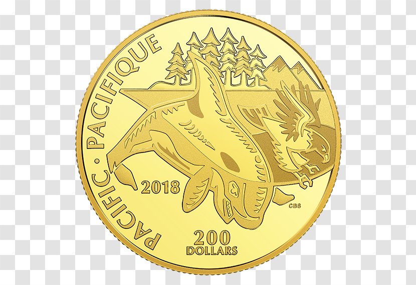 Gold Coin Canada Royal Canadian Mint - Dollar Transparent PNG