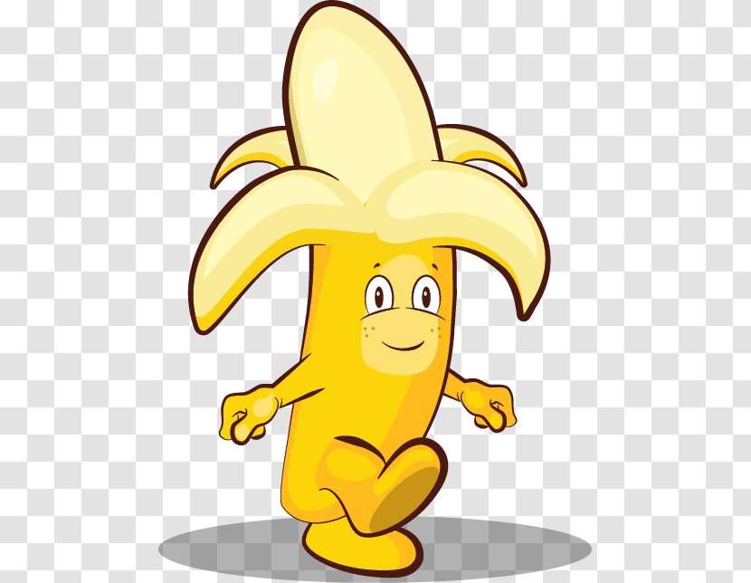 Drawing Of Family - Food - Banana Pleased Transparent PNG
