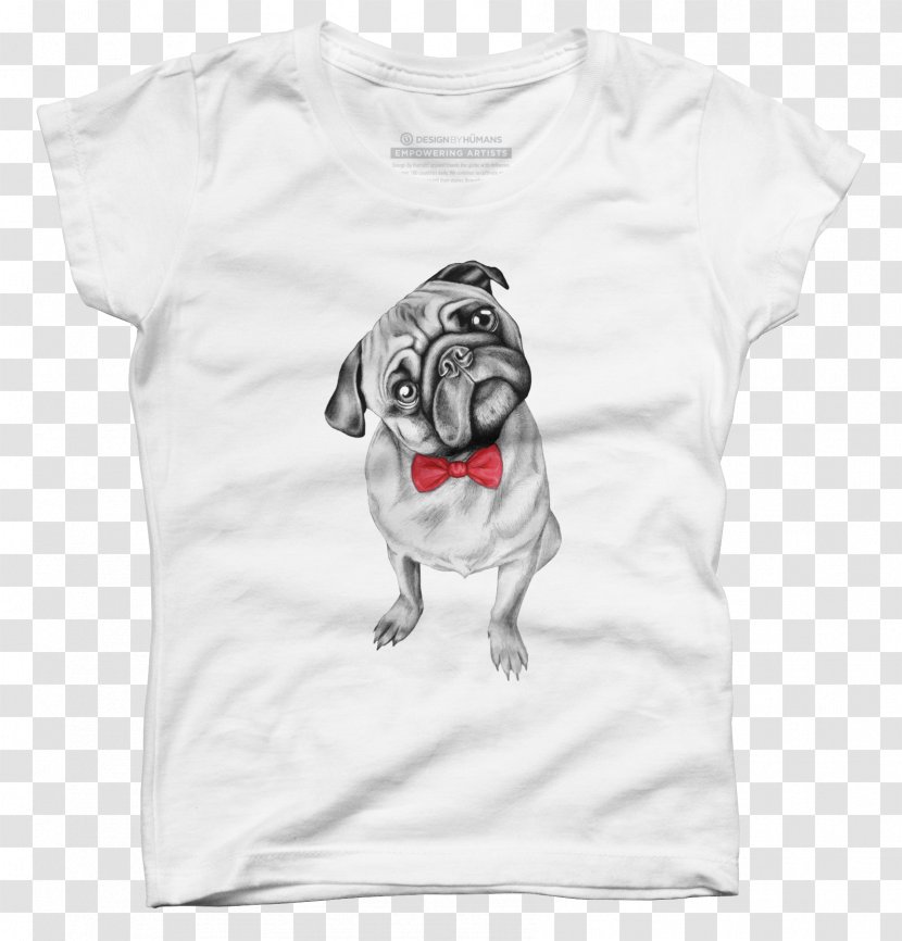 Pug Shar Pei Boston Terrier T-shirt French Bulldog - Flower Transparent PNG