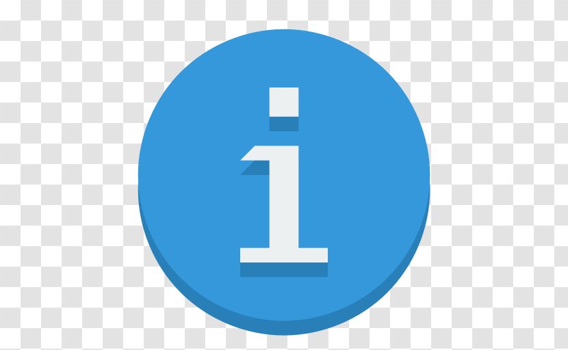Information Clip Art - Blue - Flat Icon Transparent PNG
