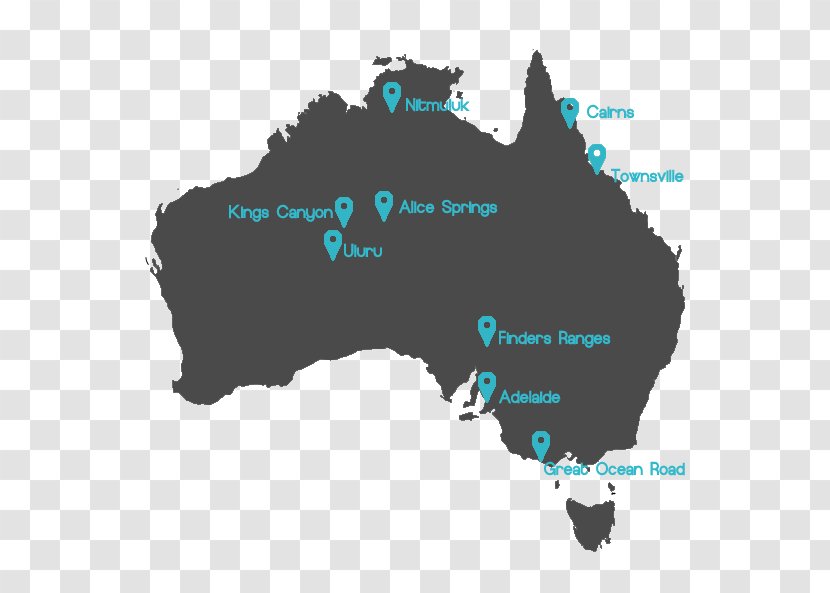Australia Vector Graphics Clip Art Map Stock Illustration - Layers Transparent PNG
