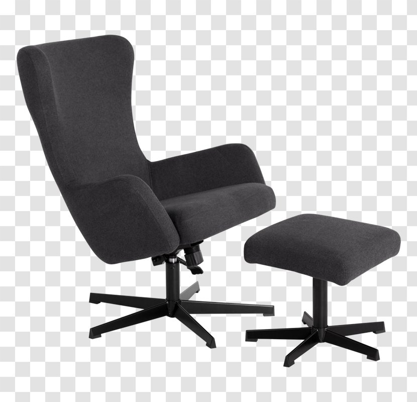 Eames Lounge Chair Recliner Furniture Office & Desk Chairs - Seat Transparent PNG