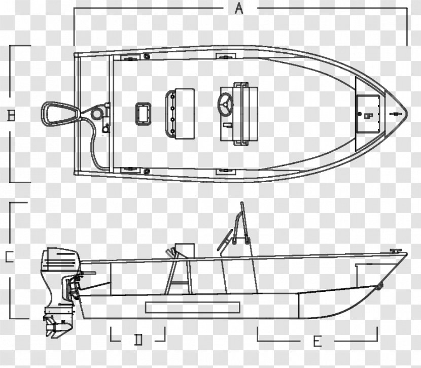 Paper Technical Drawing Line Art - Hardware Accessory - Boat Plan Transparent PNG