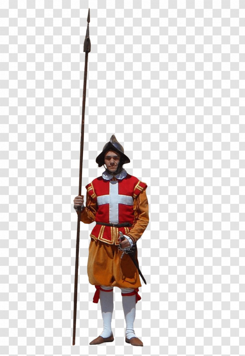 Middle Ages Infantry Knight Soldier Landsknecht - Spear - Guard Transparent PNG