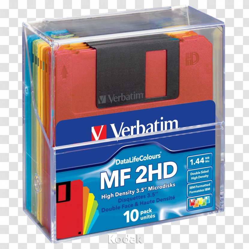 Floppy Disk Blu-ray Disc HD DVD Storage Verbatim Corporation - Electronics Accessory - Sony Transparent PNG