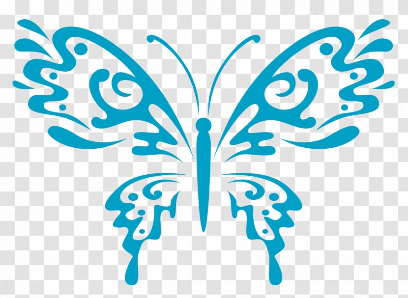 Butterfly Royalty-free Tattoo Stock Photography - Blue Vector Transparent PNG