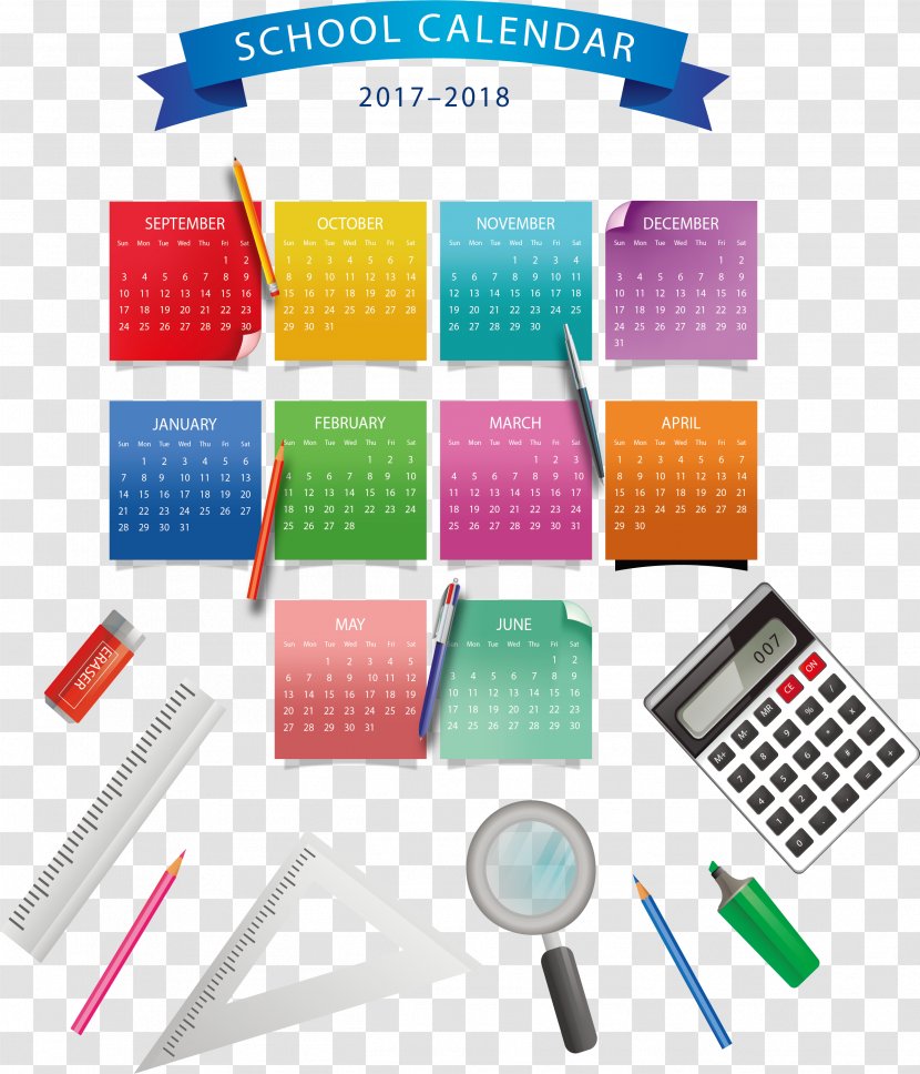School Calendar - Time - Color Transparent PNG