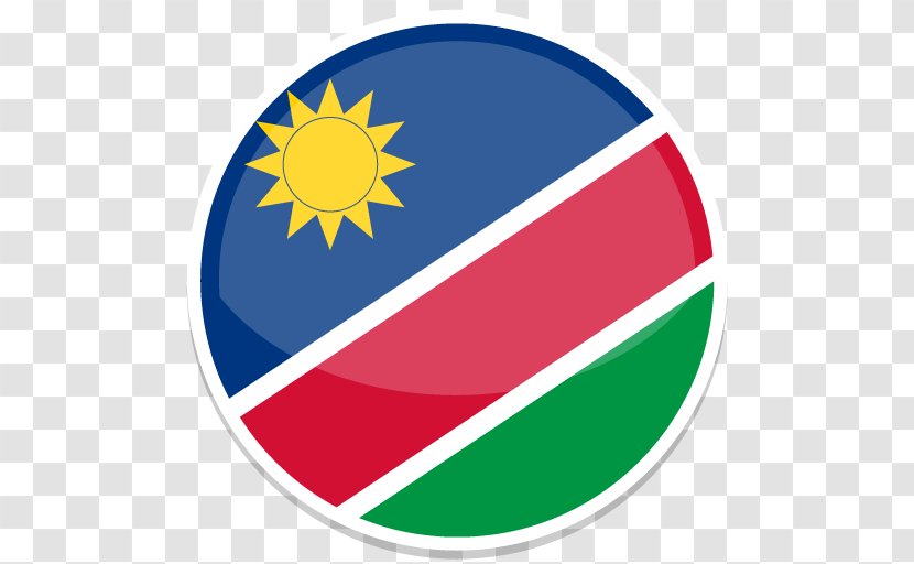 Flag Logo Circle - Namibia Transparent PNG