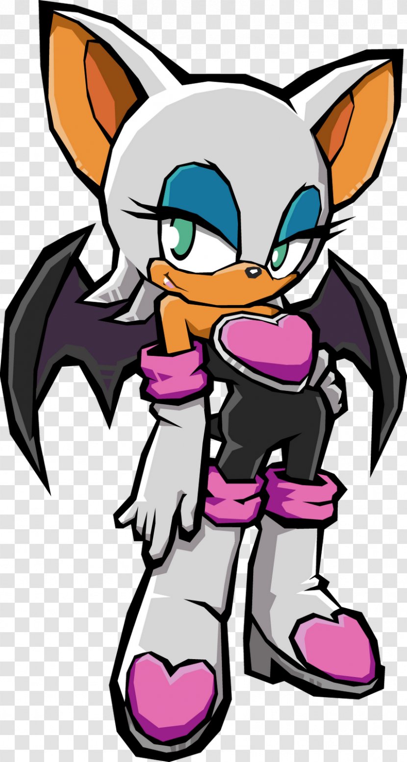 Sonic Battle Rouge The Bat Shadow Hedgehog Adventure 2 Knuckles Echidna - Watercolor - Personage Transparent PNG