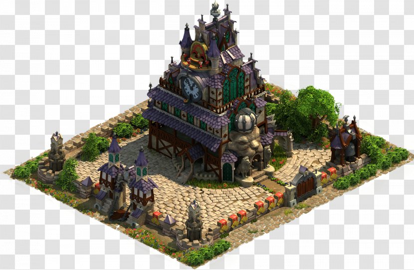 Recreation - Castle - Fantasy City Transparent PNG