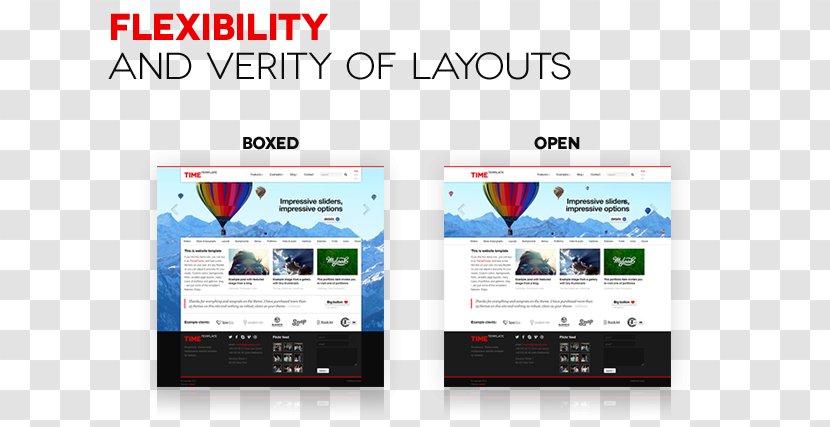 Responsive Web Design Page Layout WordPress Theme - Multimedia - Templates Transparent PNG