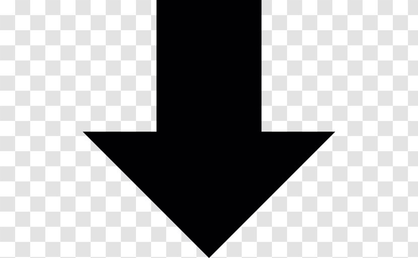 Arrow - Button - Black And White Transparent PNG