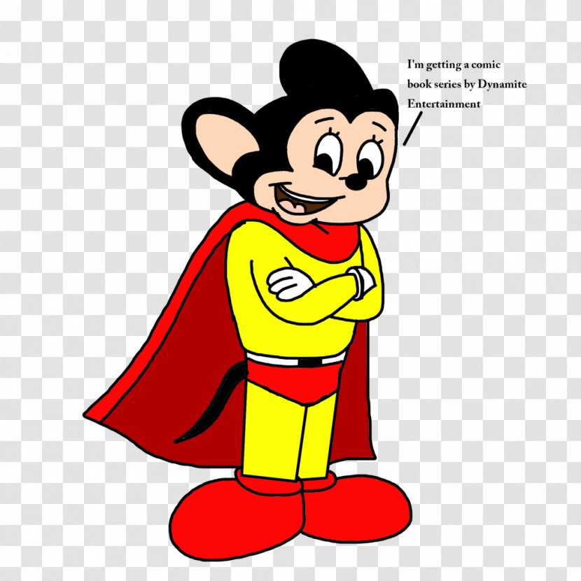 Mighty Mouse Cartoon Character Comic Book - Deviantart Transparent PNG