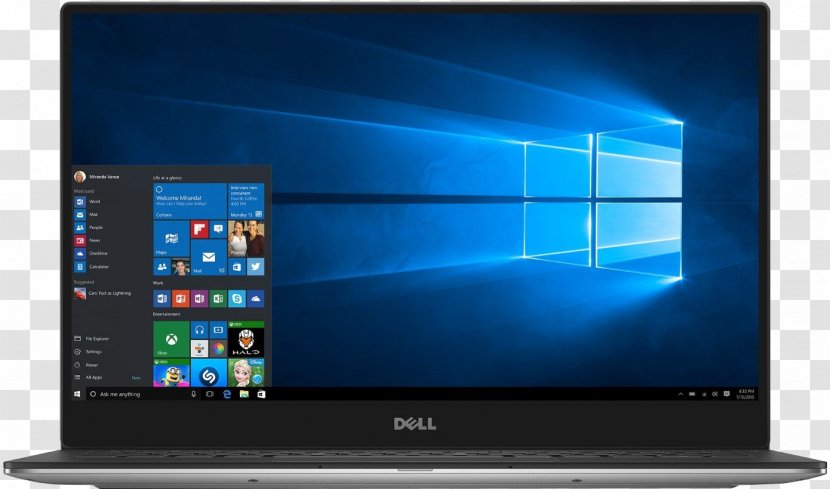 Laptop Dell XPS Intel MacBook Pro - Television Set Transparent PNG