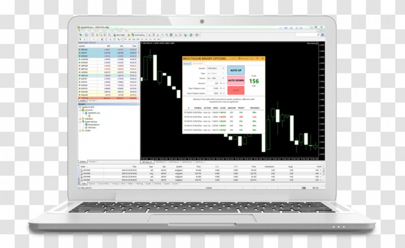 MetaTrader 4 Netbook Foreign Exchange Market - Option Transparent PNG