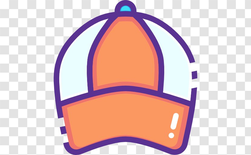 Clip Art - Purple - Baseball Cap Transparent PNG