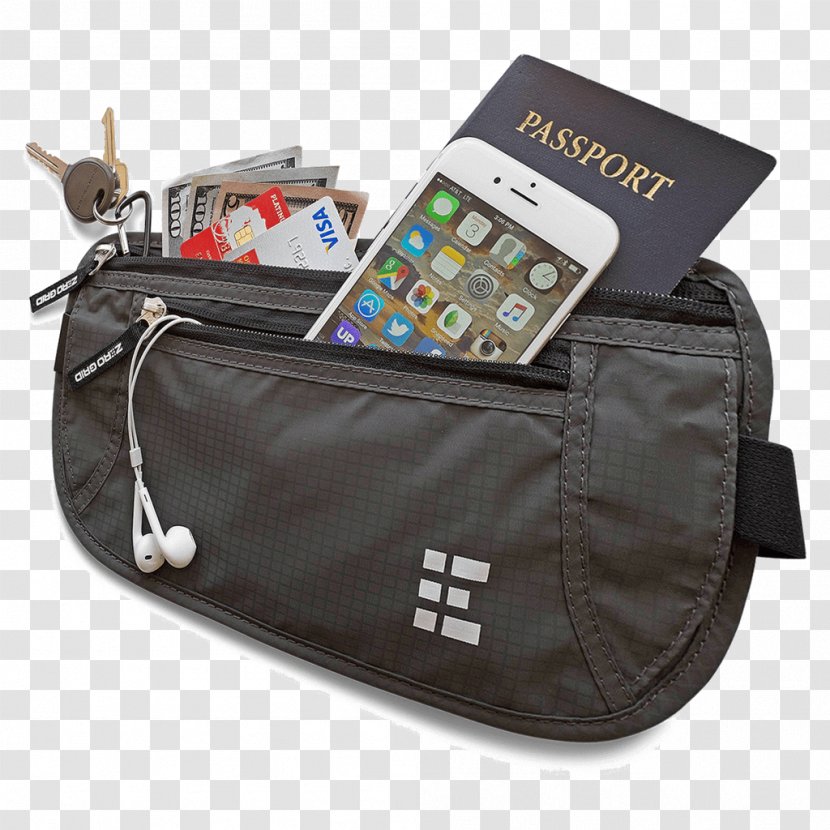 Money Belt Travel Wallet - Bag Transparent PNG