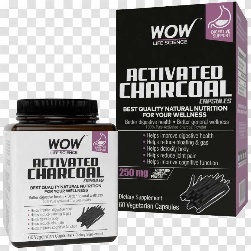 Dietary Supplement Vegetarian Cuisine Capsule Activated Carbon Charcoal - Fish Oil Transparent PNG