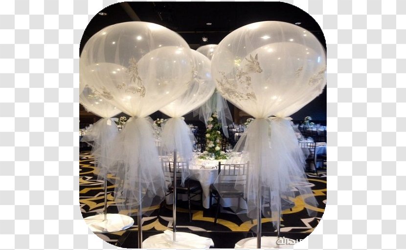 Centrepiece Wedding Reception Balloon Party - Dress Transparent PNG