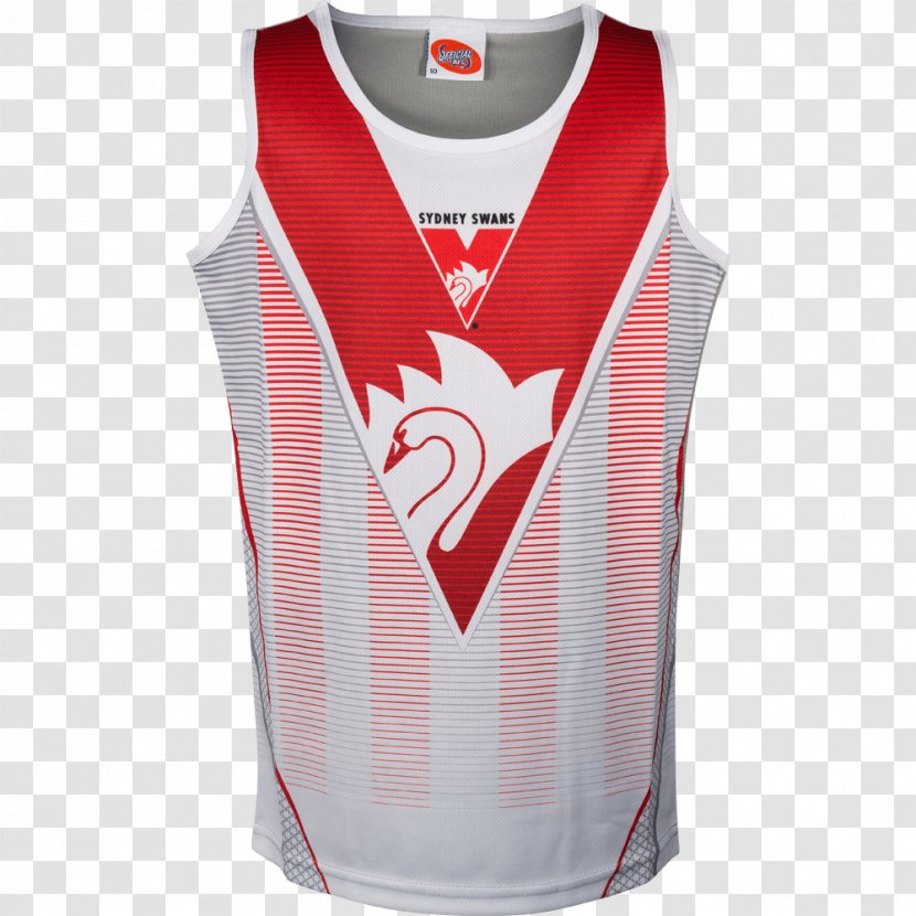 Sydney Swans Jersey Australian Football League T-shirt Sleeveless Shirt Transparent PNG