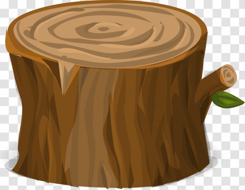 Tree Stump Trunk Clip Art - Bark Transparent PNG