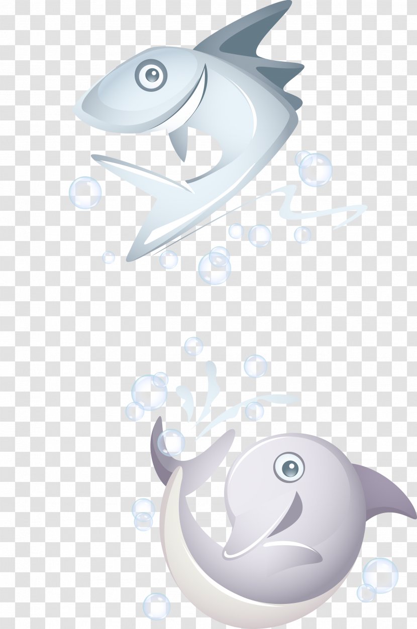 Shark Fish Sticker Wall Decal Illustration - Vector Transparent PNG