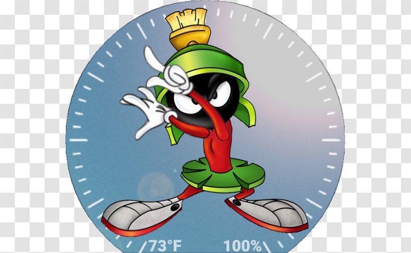 Marvin The Martian Looney Tunes Moto 360 Cartoon - Apple Watch Transparent PNG