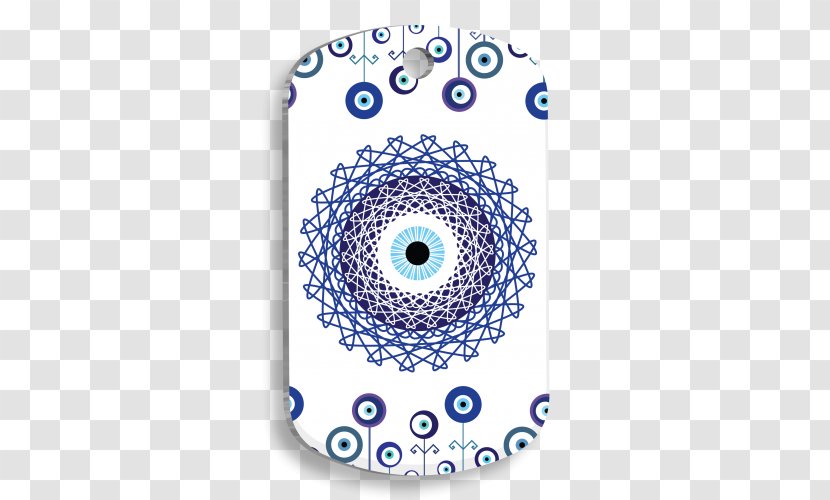 Evil Eye Nazar Art Ornament - Cobalt Blue - Boncuğu Transparent PNG