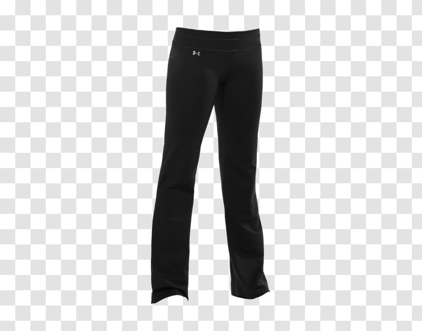 Hoodie Yoga Pants Bell-bottoms Sweatpants - Black - Under Armour Transparent PNG