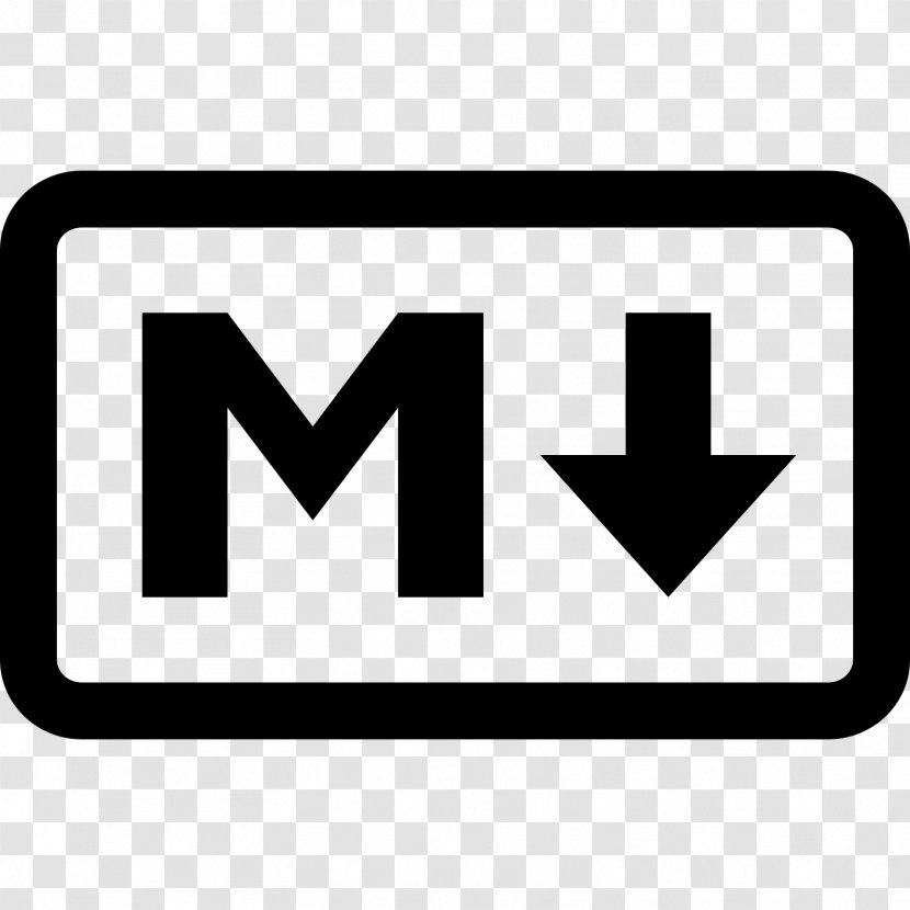 Markdown Formatted Text - Logo - Github Transparent PNG