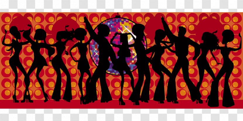 1970s Disco Dance Party Nightclub - Frame Transparent PNG