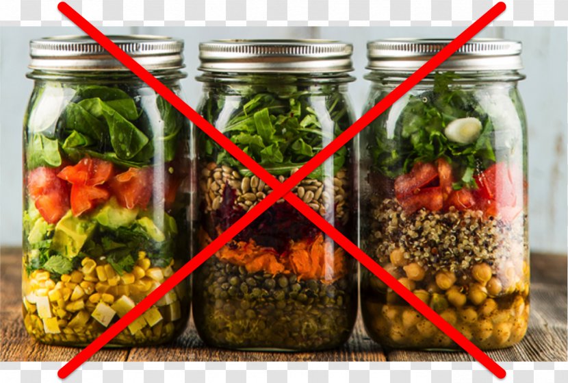 Bean Salad Tabbouleh Mason Jar Lunch Transparent PNG
