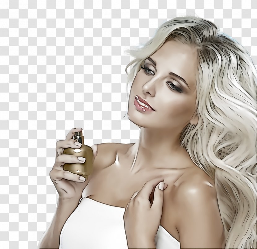 Hair Water Beauty Blond Skin - Drinking Transparent PNG