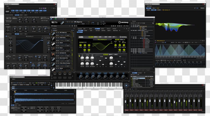 Computer Software Virtual Studio Technology HALion Steinberg Synthesizer - Heart - Musical Instruments Transparent PNG