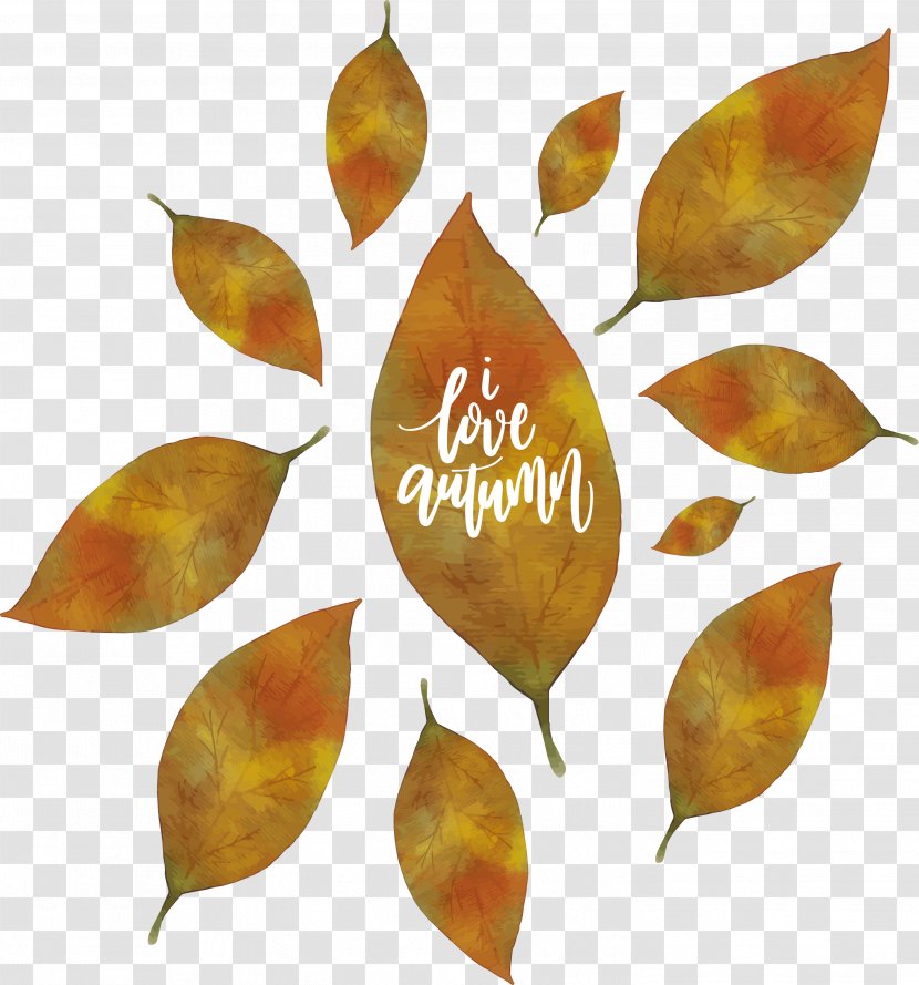 Autumn Euclidean Vector Poster Watercolor Painting - Fungus - I Love Posters Transparent PNG
