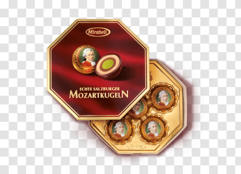 Mozartkugel Mirabell Palace Marzipan Chocolate Balls - Candy Transparent PNG