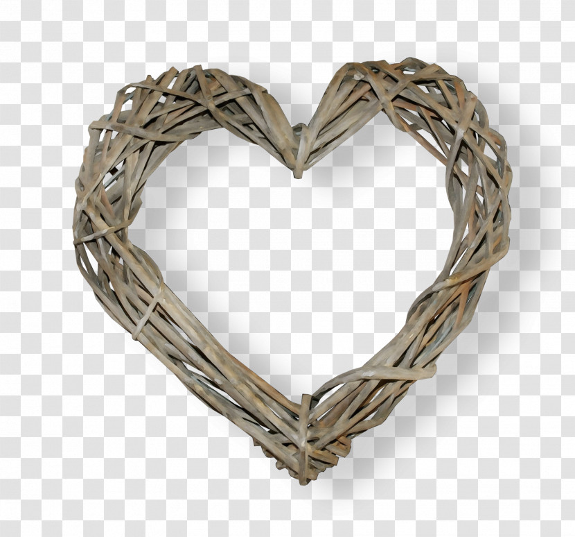 Heart Leaf Heart Love Metal Transparent PNG