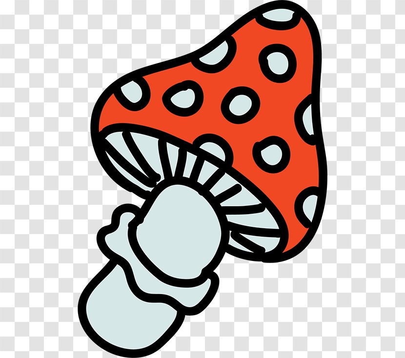 Mushroom Cartoon Red - Mushrooms Transparent PNG