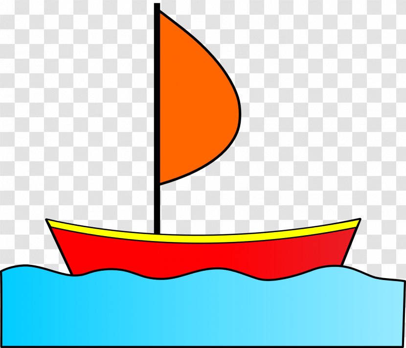 Clip Art: Transportation Sailboat Art - Text - Sailing On The Sea Transparent PNG