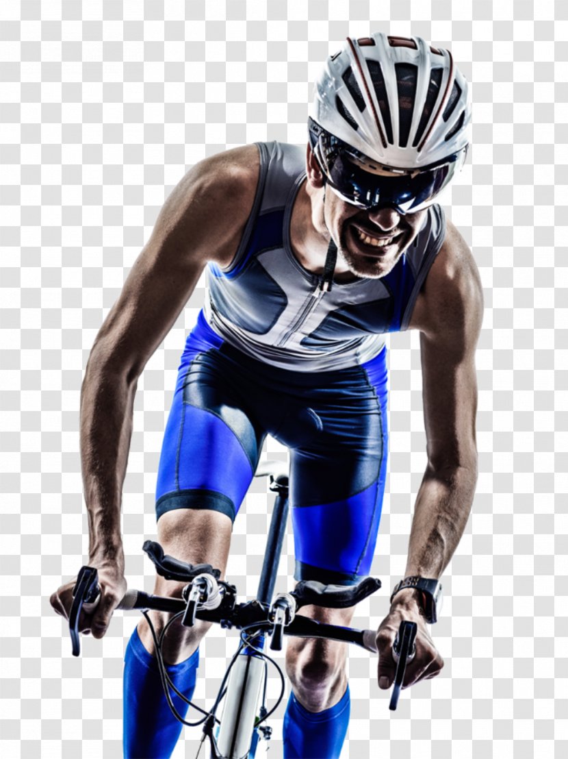 Road Cycling Ironman Triathlon Bicycle - Racing - Vintage Cyclist Transparent PNG
