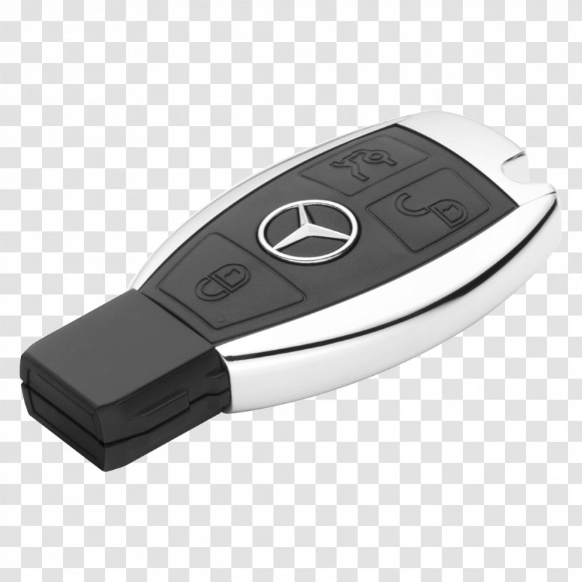 Mercedes-Benz Car USB Flash Drives BMW - Memory Cards - Keys Transparent PNG