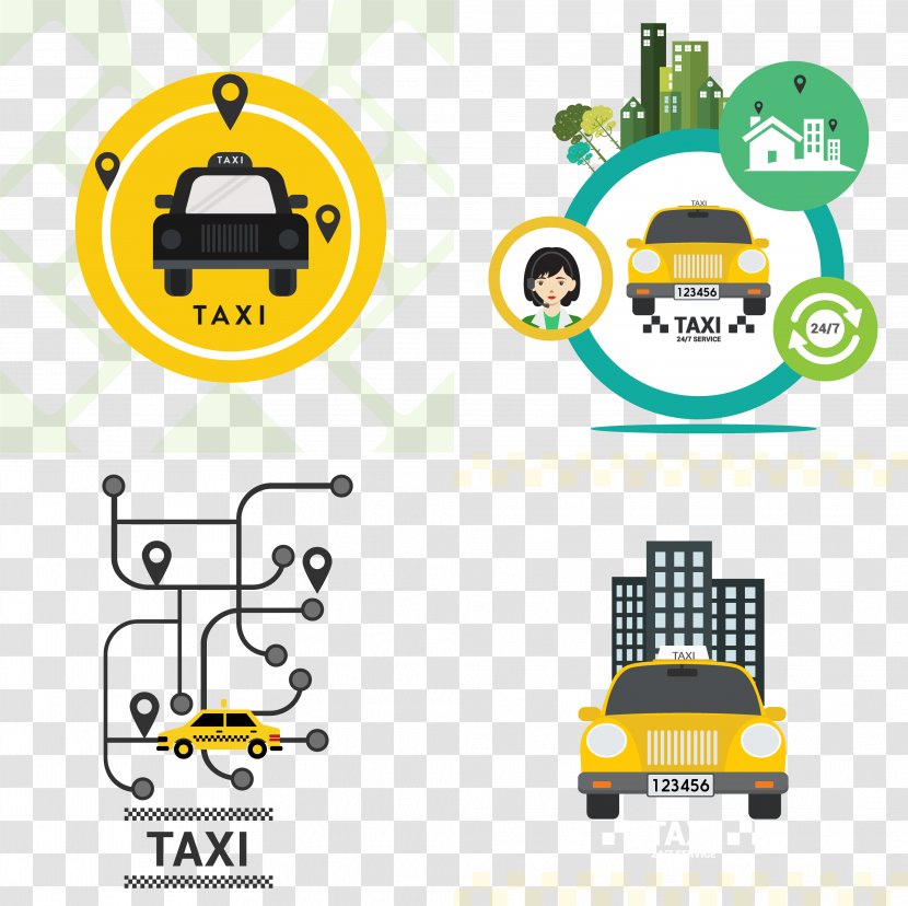 Car Customer Service Icon - Product Design - Taxi Advertising Transparent PNG