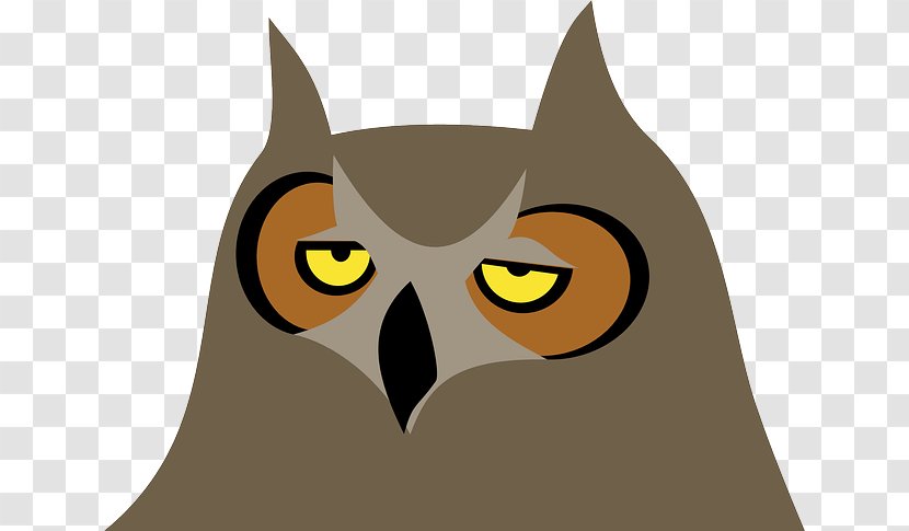Owl Smiley Clip Art - Snout Transparent PNG