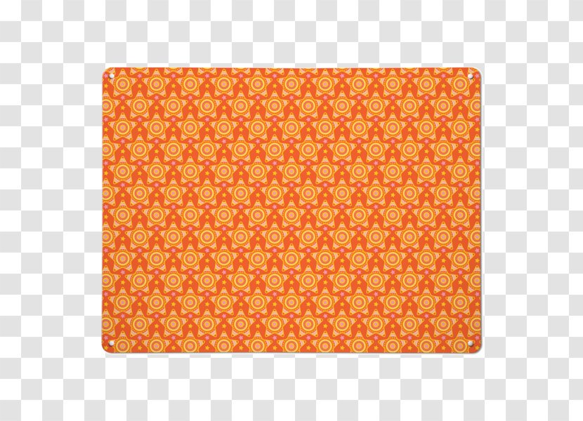 Place Mats Rectangle - Orange - Textile Transparent PNG