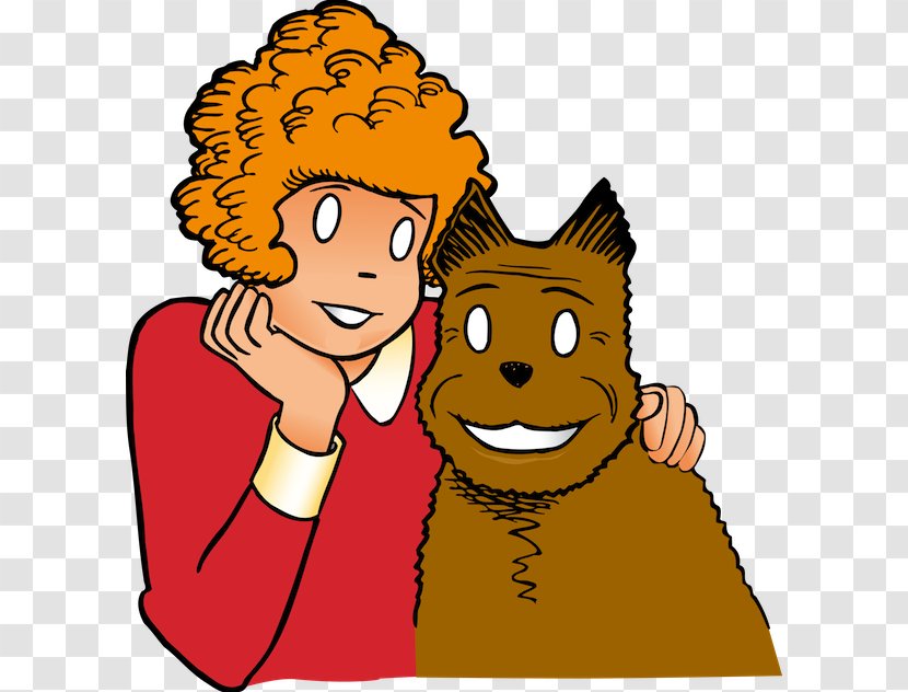 Little Orphan Annie Orphant Oliver Warbucks Comic Strip - Thumb - Fictional Character Transparent PNG