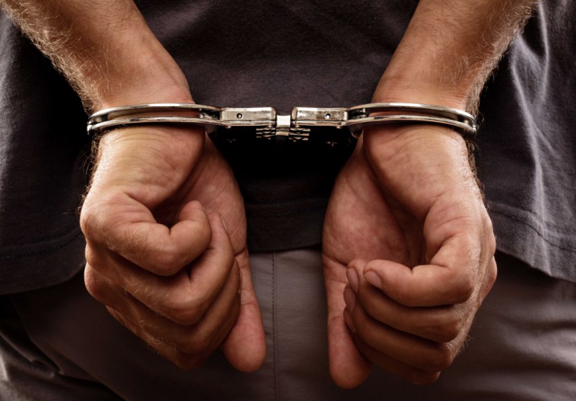 Arrest Warrant Police Officer Handcuffs - Watercolor Transparent PNG