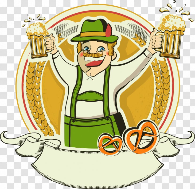 Oktoberfest Beer Symbol Royalty-free - Artwork - Vector Cartoon Characters And Transparent PNG